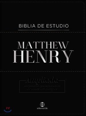 Rvr Biblia de Estudio Matthew Henry, Piel Fabricada, Con ?ndice