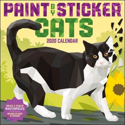 Paint by Sticker Cats 2020 Calendar