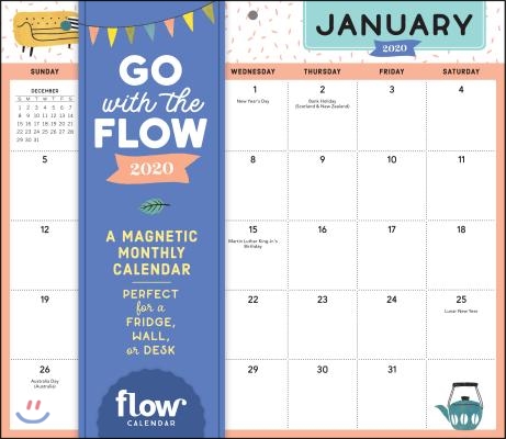 Go With the Flow 2020 Calendar