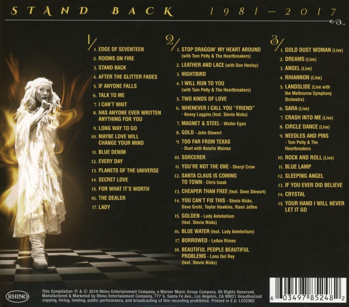 Stevie Nicks (스티비 닉스) - Stand Back: 1981-2017 (Deluxe Edition)
