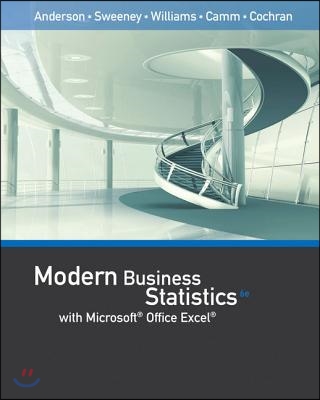 Modern Business Statistics With Microsoft Office Excel + Mindtap Business Statistics With Xlstat 1 Term, 6 Months Printed Access Card