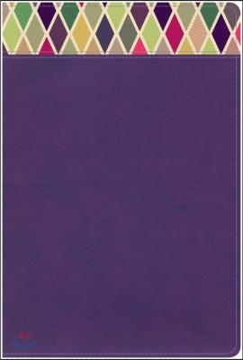 CSB Rainbow Study Bible, Purple Leathertouch