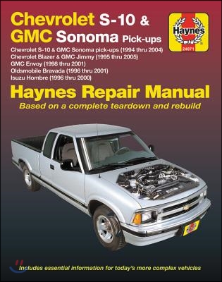 Chevy S-10 & GMC Sonoma Pick-Ups 1994-04, Chevy Blazer & GMC Jimmy 1995-05, GMC Envoy 1998-01, Olds Bravada 1996-01 & Isuzu Hombre 1996-00