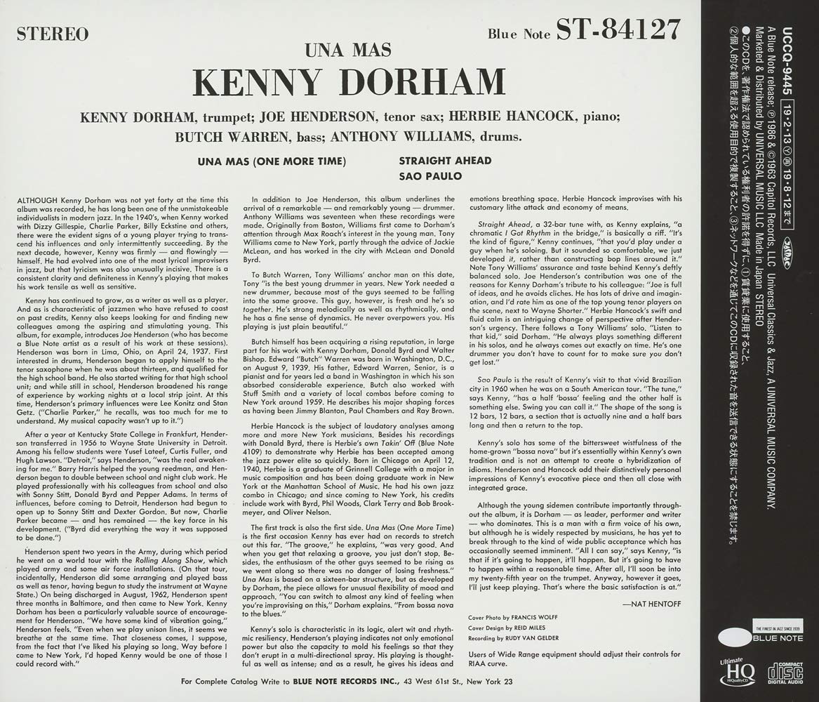 Kenny Dorham (케니 도헴) - Una Mas