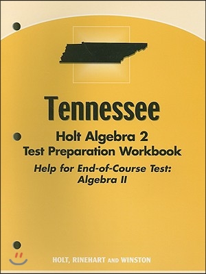 Algebra 2, Grade 11 Test Prep Workbook