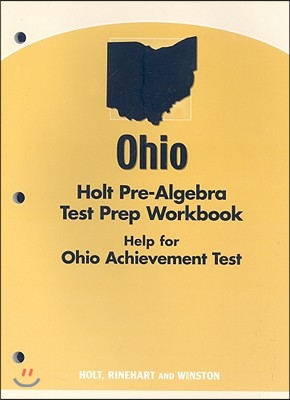 Pre-Algebra, Grade 8 Test Preparation Workbook