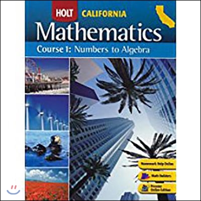 Holt Mathematics Course 1, Numbers to Algebra