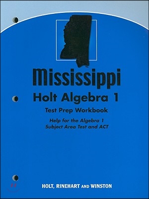 Algebra 1, Grade 9 Test Prep Workbook