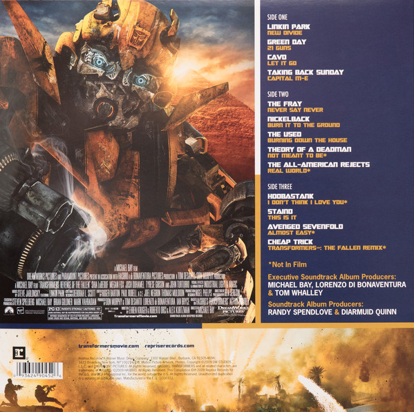 트랜스포머 2 : 패자의 역습 영화음악 (Transformers : Revenge Of The Fallen OST) [그린 컬러 2LP]