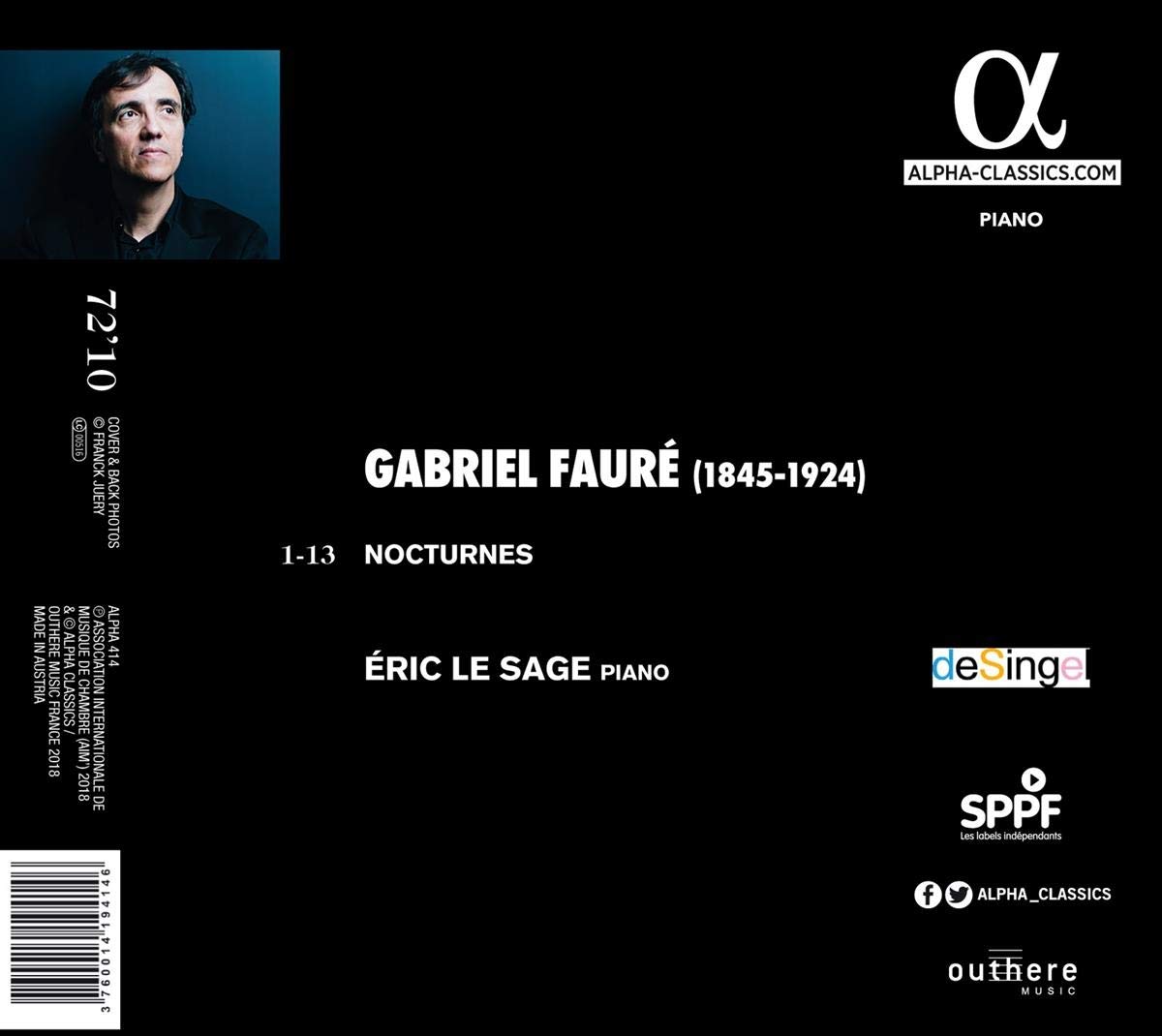 Eric Le Sage 포레: 녹턴 (Faure: Nocturnes)