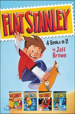 Flat Stanley 4 Books in 1!: Flat Stanley, His Original Adventure; Stanley, Flat Again!; Stanley in Space; Stanley and the Magic Lamp