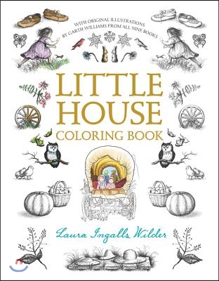 Little House Coloring Book: Coloring Book for Adults and Kids to Share