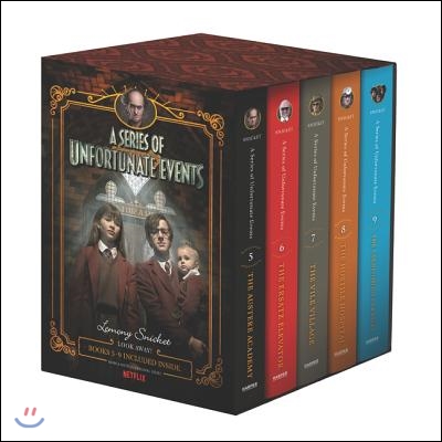 A Series of Unfortunate Events #5-9 Netflix Tie-In Box Set