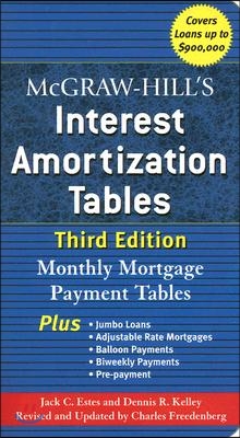 McGraw-Hill&#39;s Interest Amortization Tables, Third Edition