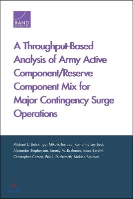 A Throughput-Based Analysis of Army Active Component/Reserve Component Mix for Major Contingency Surge Operations