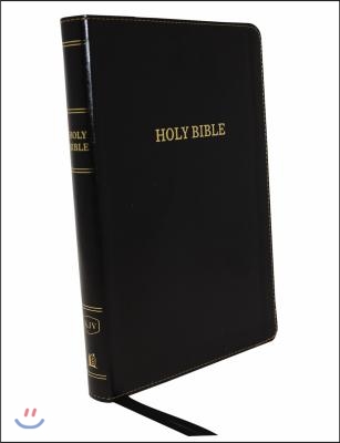 KJV, Thinline Bible, Large Print, Imitation Leather, Black, Red Letter Edition