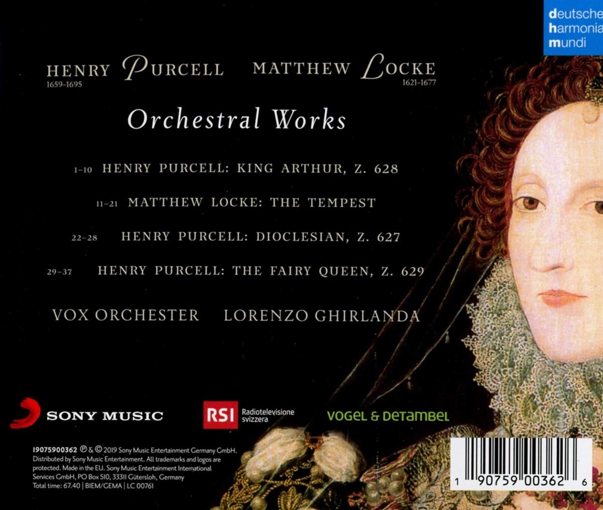 Lorenzo Ghirlanda 퍼셀 / 로크: 관현악 작품집 (Purcell / Locke: Orchestral Works)