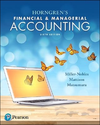 Horngren&#39;s Financial &amp; Managerial Accounting Plus Mylab Accounting with Pearson Etext -- Access Card Package