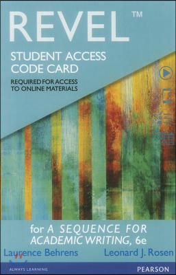 Revel for A Sequence for Academic Reading Access Card