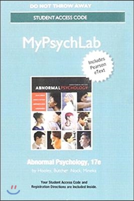 NEW MyPsychLab with Pearson eText Standalone Access Card for Abnormal Psychology