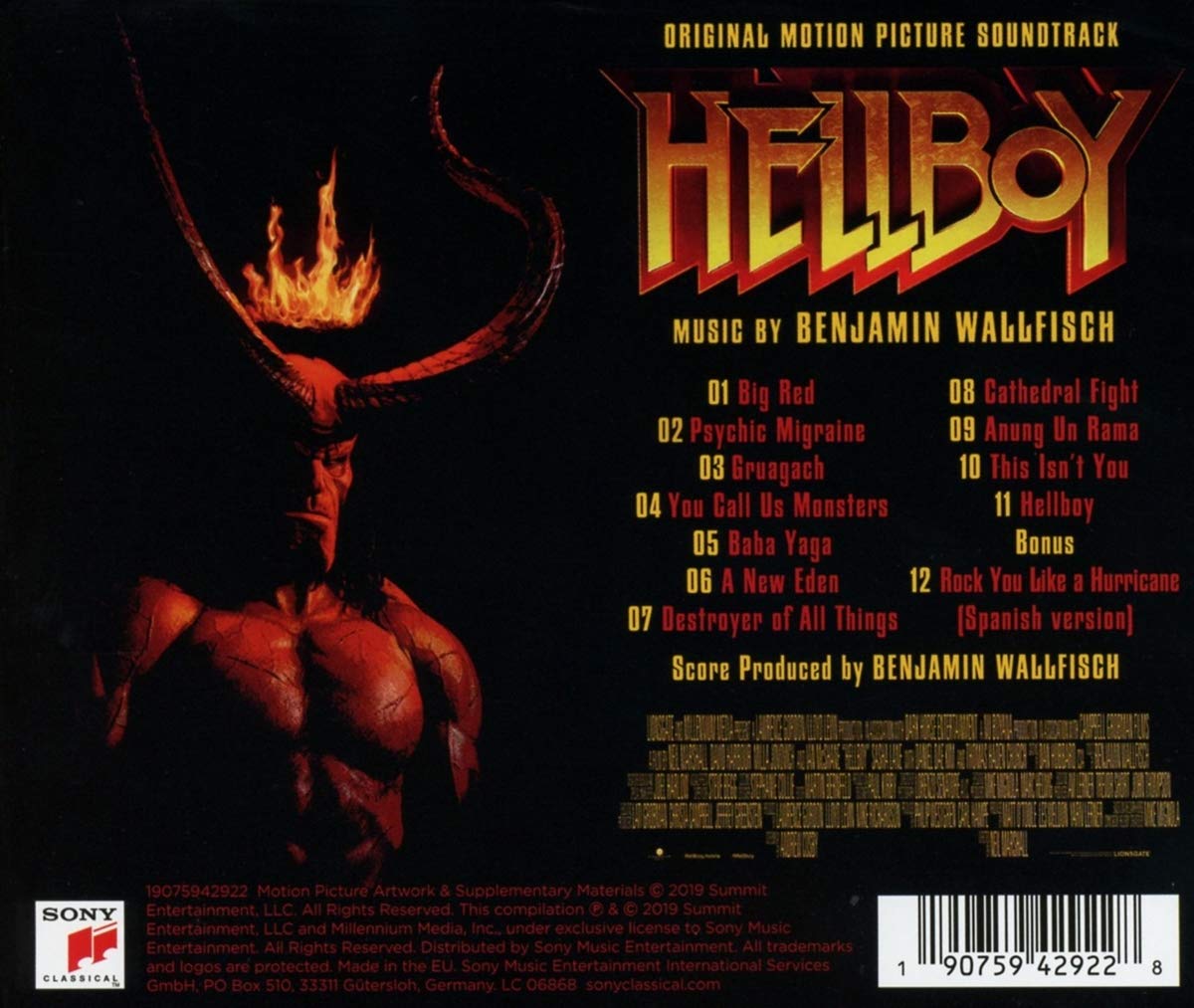 헬보이 영화음악 (Hellboy OST by Benjamin Wallfisch)