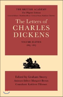 The British Academy/The Pilgrim Edition of the Letters of Charles Dickens: Volume 11: 1865-1867 (Hardcover)