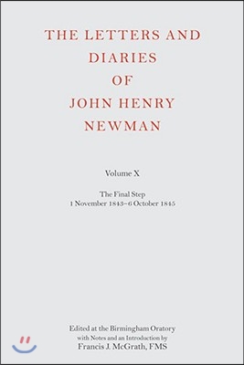 The Letters and Diaries of John Henry Newman Volume X