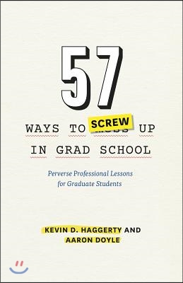 57 Ways to Screw Up in Grad School: Perverse Professional Lessons for Graduate Students