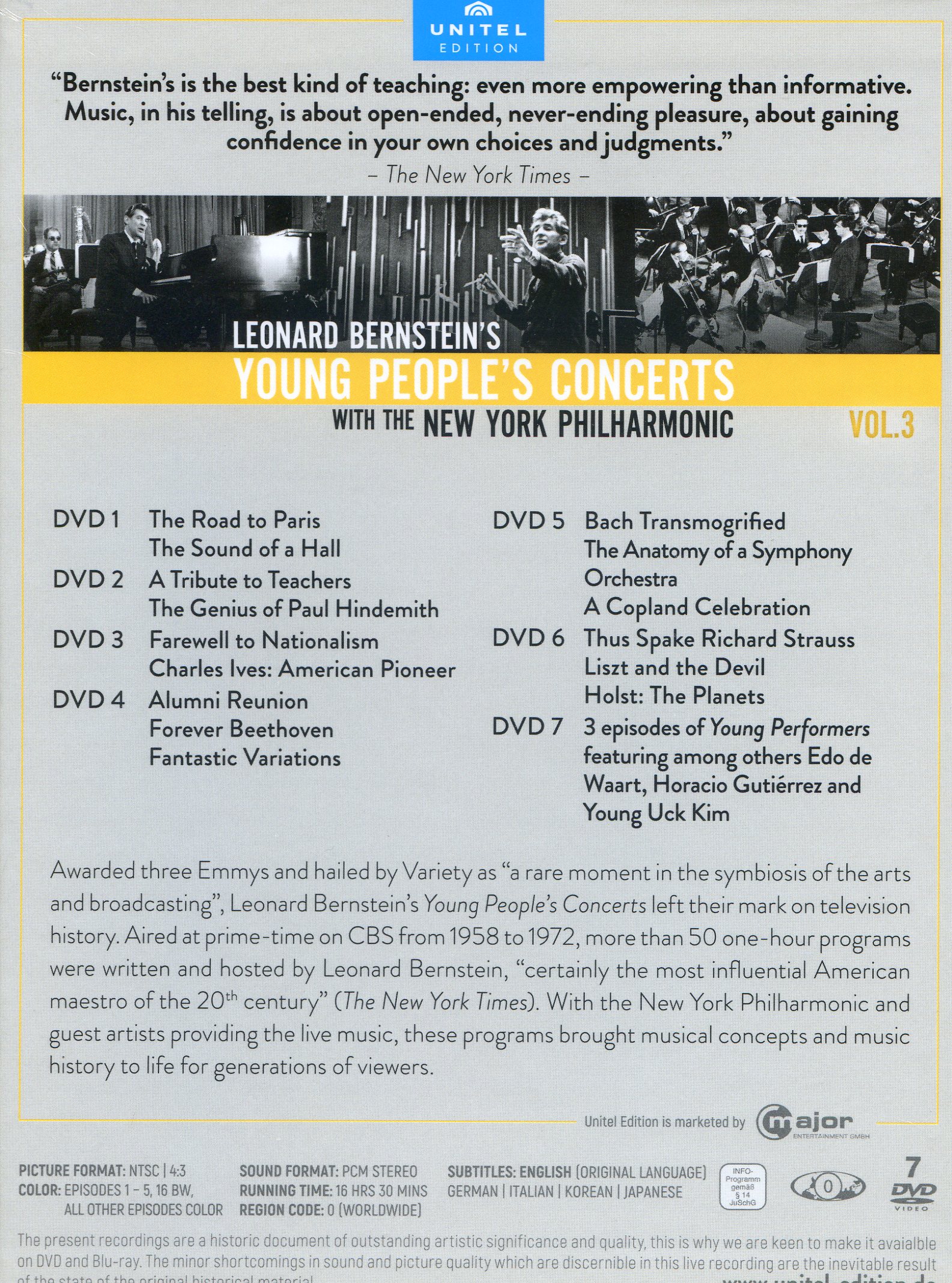 Leonard Bernstein 레너드 번스타인 청소년 음악회 3집 (Young People’s Concerts Vol. 3)