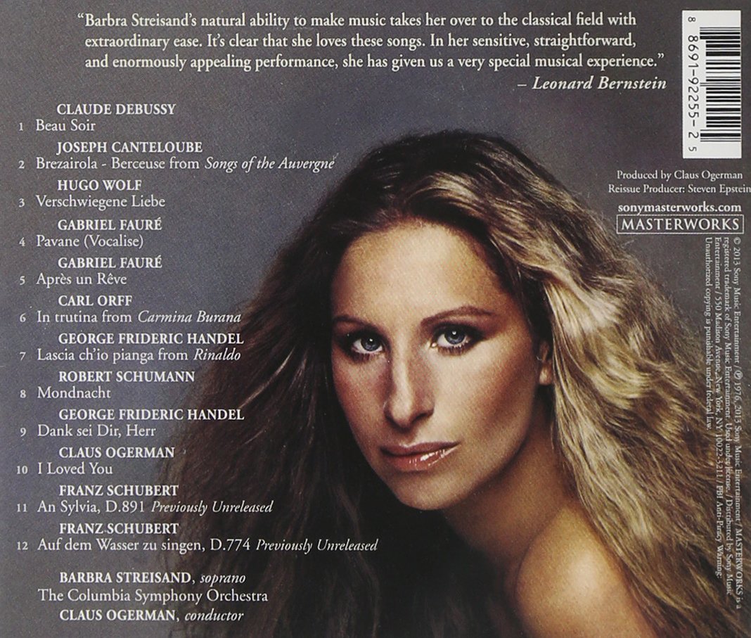 Barbra Streisand 바브라 스트라이샌드 부르는 클래식 명곡집 (Classical Barbra)