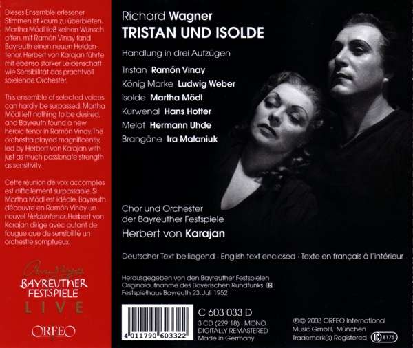 Ramon Vinay 바그너: 트리스탄과 이졸데 (Wagner: Tristan und Isolde)