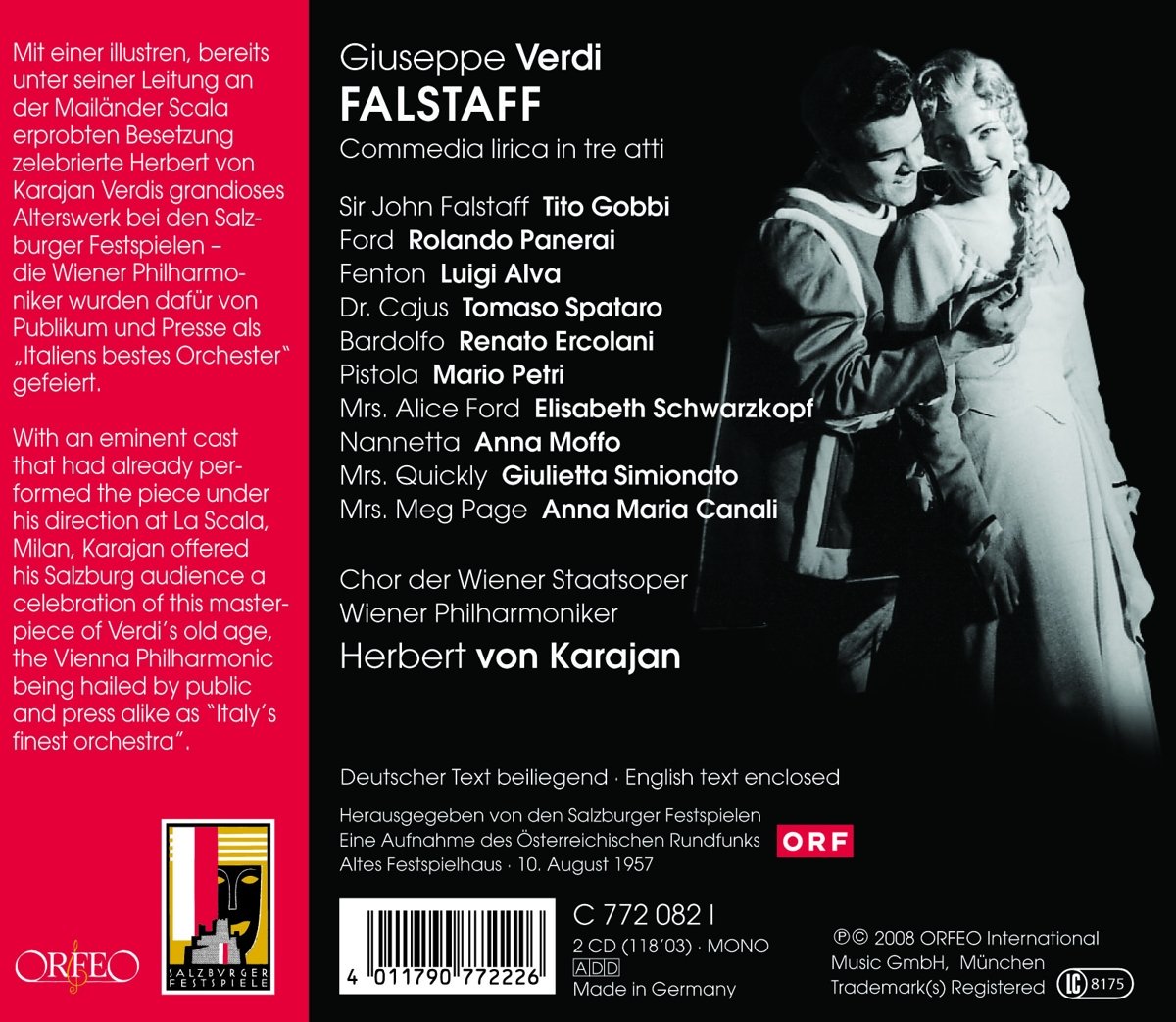 Tito Gobbi 베르디: 팔스타프 (Verdi: Falstaff)