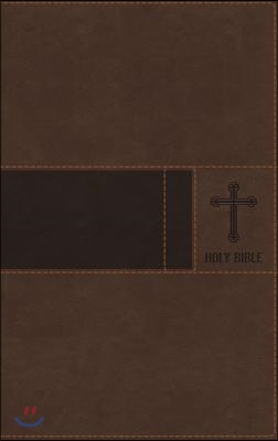 Niv, Premium Gift Bible, Leathersoft, Brown, Red Letter Edition, Indexed, Comfort Print