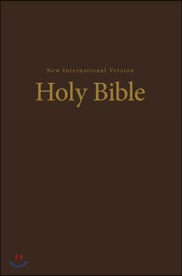 NIV, Pew and Worship Bible, Hardcover, Brown