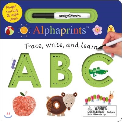 Alphaprints: Trace, Write, and Learn ABC: Finger Tracing &amp; Wipe Clean