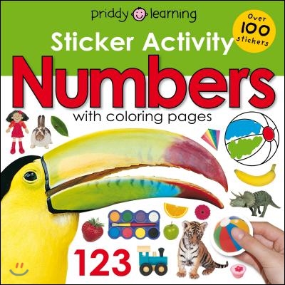 Sticker Activity Numbers: Over 100 Stickers with Coloring Pages