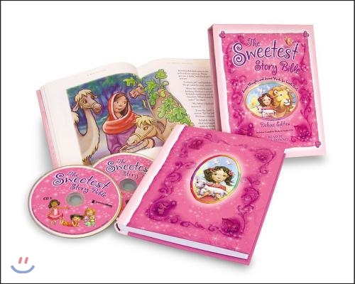 The Sweetest Story Bible Deluxe Edition: Sweet Thoughts and Sweet Words for Little Girls; With CDs [With CD (Audio)]