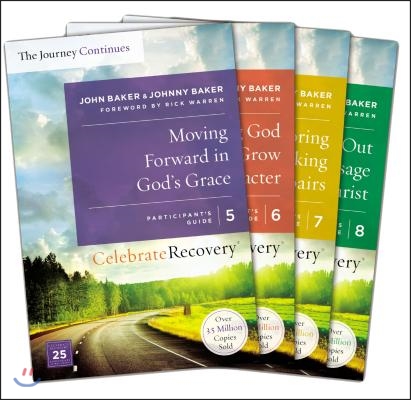 Celebrate Recovery: The Journey Continues Participant&#39;s Guide Set Volumes 5-8