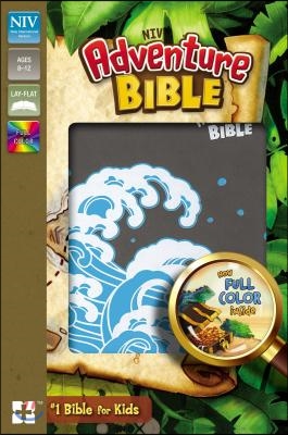Niv, Adventure Bible, Leathersoft, Gray, Full Color Interior