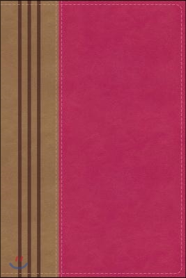 NIV, Biblical Theology Study Bible, Imitation Leather, Pink/Brown, Indexed, Comfort Print: Follow God's Redemptive Plan as It Unfolds Throughout Scrip