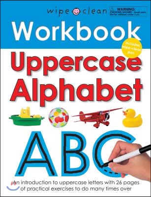 Wipe Clean Workbook Uppercase Alphabet: Includes Wipe-Clean Pen [With Wipe Clean Pen]