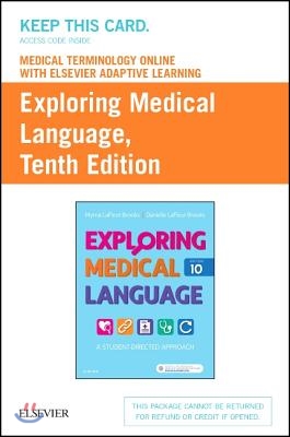 Exploring Medical Language Medical Terminology Online With Elsevier Adaptive Learning Access Code