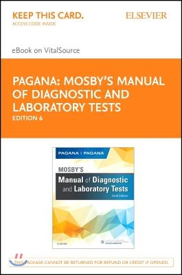 Mosby&#39;s Manual of Diagnostic and Laboratory Tests eBook on VitalSource Access Code