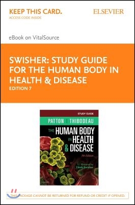 Study Guide for the Human Body in Health & Disease - Elsevier Ebook on Vitalsource Retail Access Card