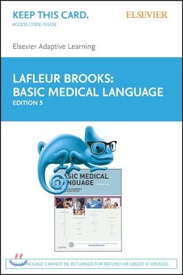 Basic Medical Language Elsevier Adaptive Learning Access Card