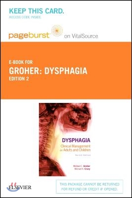 Dysphagia - Pageburst E-book on Vitalsource Retail Access Card