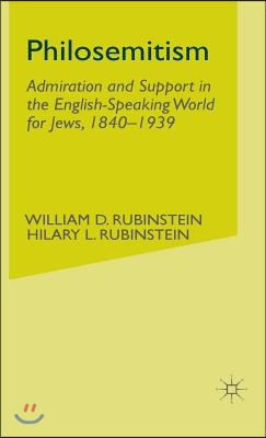 Philosemitism: Admiration and Support in the English-Speaking World for Jews, 1840-1939