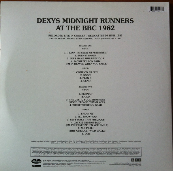 Dexys Midnight Runners (덱시스 미드나잇 러너즈) - At The Bbc 1982 [그린 컬러 2LP]