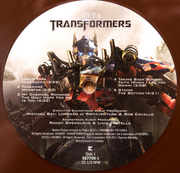 트랜스포머 3 영화음악 (Transformers : Dark of the Moon OST) [브라운 컬러 LP]
