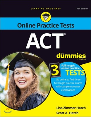 ACT for Dummies: Book + 3 Practice Tests Online + Flashcards (Paperback, 7)